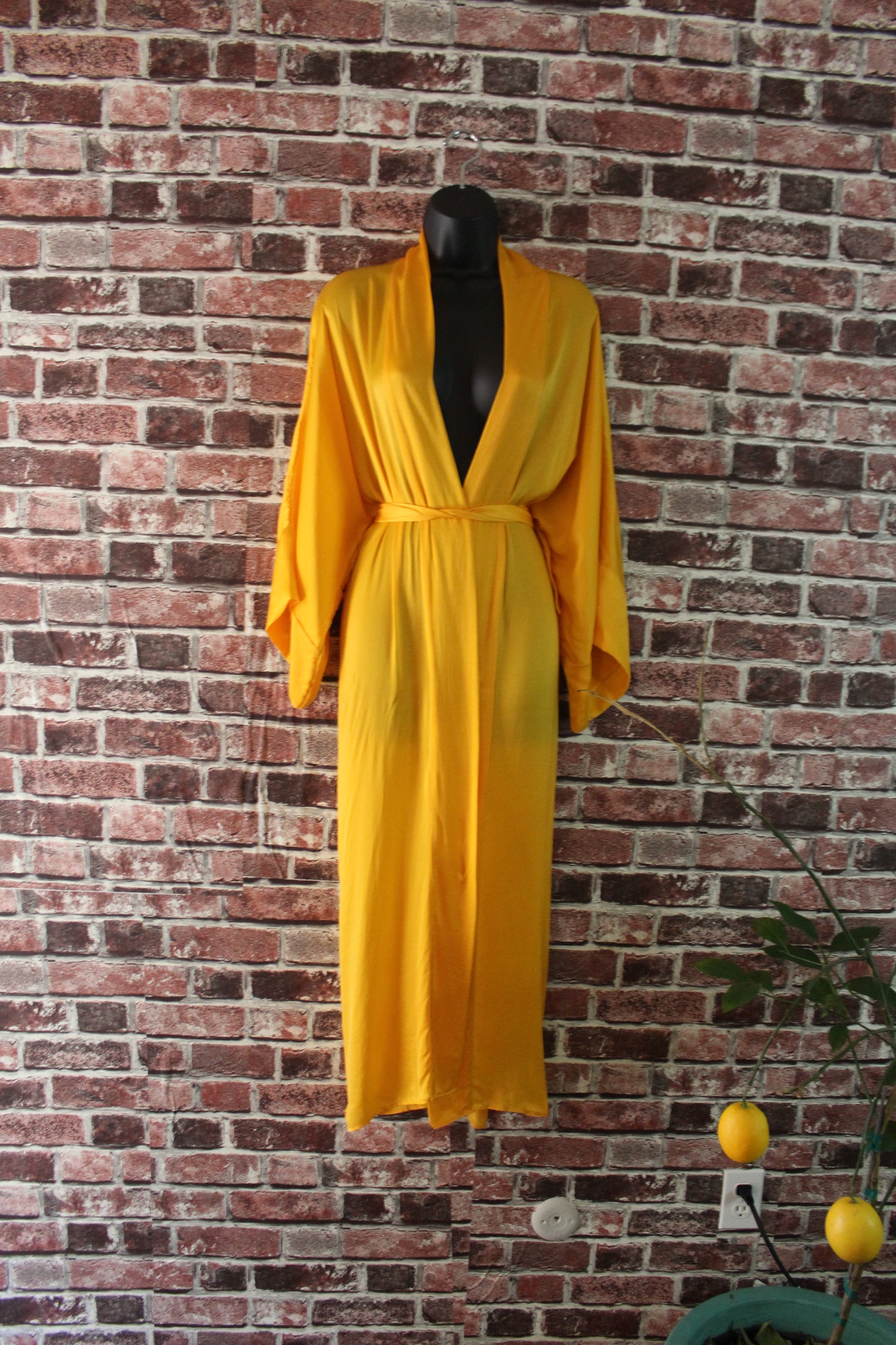 length wise view of robe